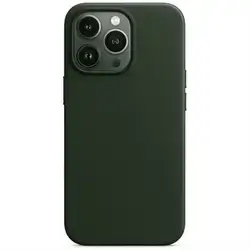 Apple Leather Case Magsafe iPhone 16Pro Max Master Green