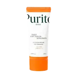 Daily Soft Touch Sunscreen Cream Type SPF Protection SPF50+ PA+++ Water Resistant 60ml _ Purito Seoul