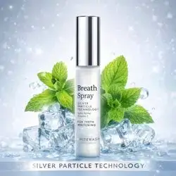 Breath spray silver particle technology (xylitol & vitamin E)(whitewash)