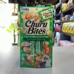 Inaba Churu Bites ( Chicken Recipe Wrap Tuna Recipe ) 3 Packs