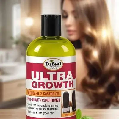 Difeel Ultra Growth with Basil & Castor Oil Pro-Growth Conditioner