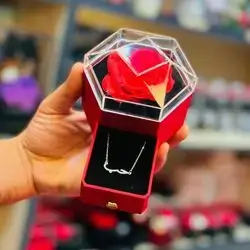 Crystal Love Necklace In Box