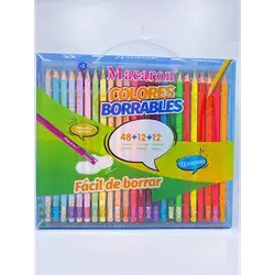 Wooden Colors 72 Colors + Eraser