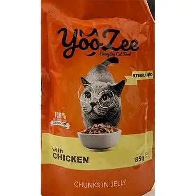 YooZee Sterilised Wet Cat Food – Chicken