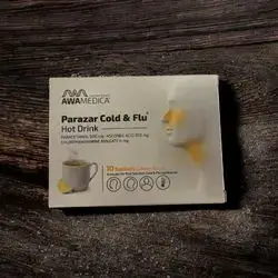 Parazar cold&flu hot drink -10 sachets lemon flavor