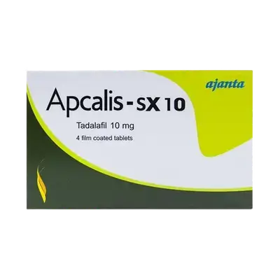 Apcalis-SX (Tadalafil) 10mg 4 Film Coated Tablets _ ajanta