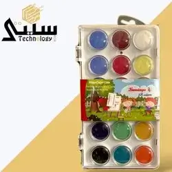 water colour Medium 18 color size with brush flamingo