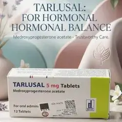 TARLUSAL 5 mg Medroxyprogesterone acetate (12 Tablets)