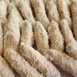 Shredded finger Kaak (coconut)
