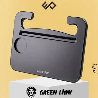 Green Lion Multi-Function Steering Wheel Tray - Black