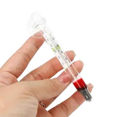 E889 glass thermometer for an aquarium