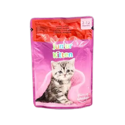 Whiskas Kitten Beef 2-12 Months 85g