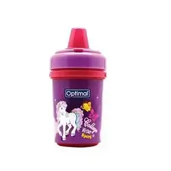 Silicone Spout Weaning Cup 240ml - Mediumvioletred