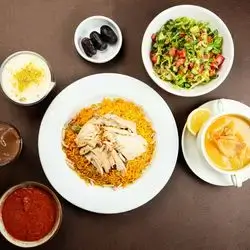 Chicken Kabsa + Salad + Lentils + Dates + Sweet + Tamarind