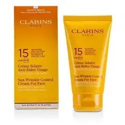 Clarins Sun Wrinkle Control Cream Moderate Protection For Face SPF 15