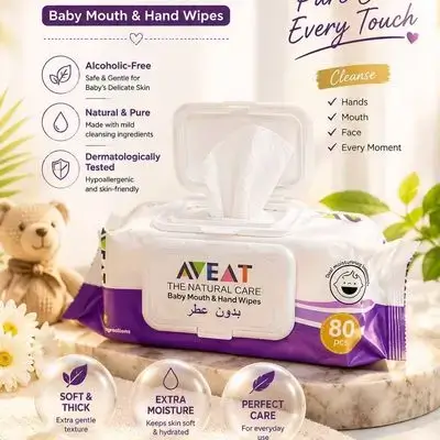AVEAT Baby Mouth & Hand Wipes