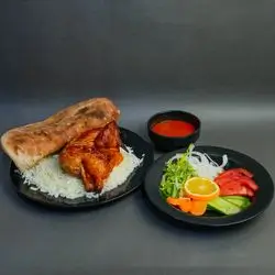 Half Chicken On Rice