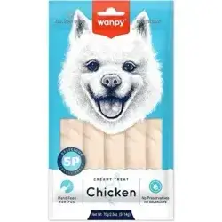 Wanpy dog treats chicken x5