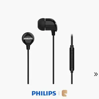 Philips 2000 Series In-Ear Wired Headphones with In-Line Mic & USB-C Plug Connect