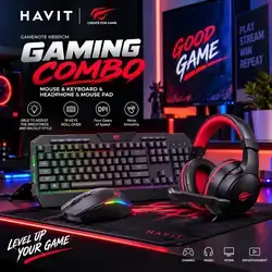 HAVIT KB501CM 4in1 Wired Gaming Combo