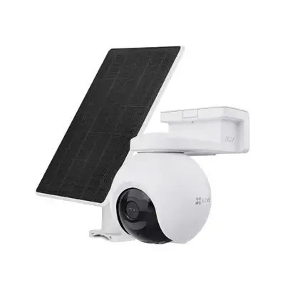 EZVIZ EB8 Pro 4K Pan & Tilt 4G & Wi-Fi Battery Camera Kit with Solar Panel