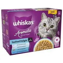 Whiskas Aromatic Seafood in Gravy 12x