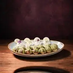 Pistachio Mini Pancakes
