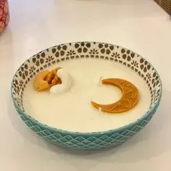 Ramadan Bowl Candle (blue-small)