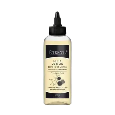100% Virgin Castor Oil for Hair , Nails and Eyelashes 100ml _ ETERN'L