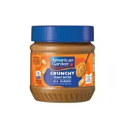 American Garden Crunchy Peanut Butter, Vegan, Gluten Free, 340g