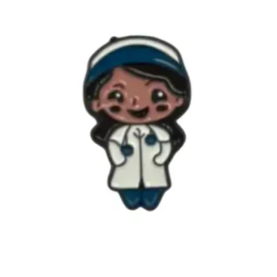 Female Nurse Decorative Sticker