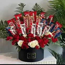 Chocolate And Flower Box