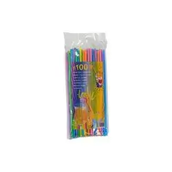 Colored Straw 100 Pcs