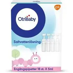 OTRIBABY Salvattenlosning 18*5ml