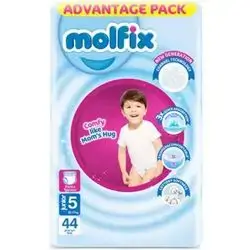 Diapers Molfix Pants (Shorts) number 5 for (12 - 17 kg) 44 Pieces