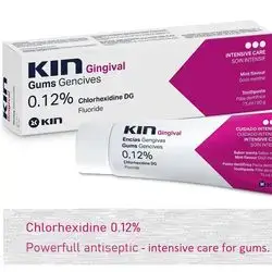 kin gingival 0.12% chlorhexidine toothpaste 75ml pink