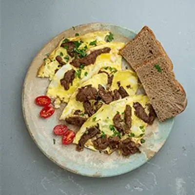 Beef Omelatte