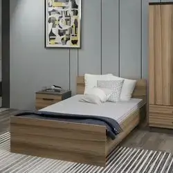 Bed Single Person 90*190 Cm Dore