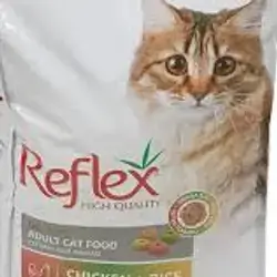 Reflex Dry Cat Food With Chicken And Rice Flavor For Adult Cats.15 Kg