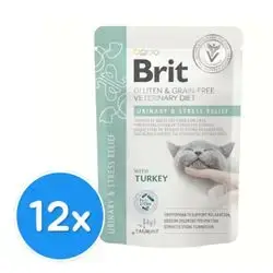 Brit Urinary & Stress Relief with Turkey x12