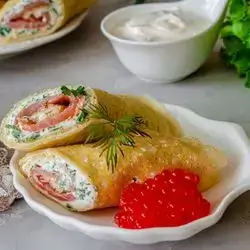 Salmon Crepe