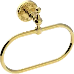 Hurrem Gold Oval Ring Towel Holder
