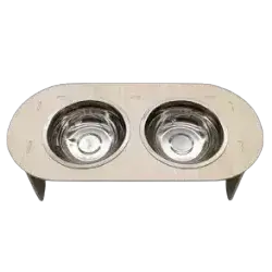 Wooden Raised Bowl