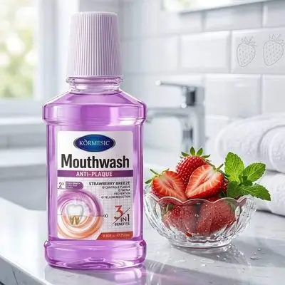 Körmesic Mouthwash Anti-Plaque Strawberry Breeze (250ml)