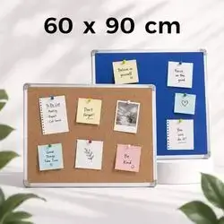 Double-sided pin board 60 x 90 cm