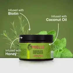 Mielle Rosemary Mint Strengthening Hair Masque - 340g
