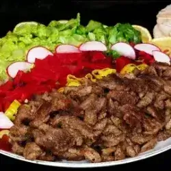 Beef Shawarma Platter 