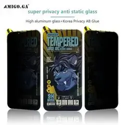 AMIGO-GA Tempered Glass Privacy Glass IP 15 Pro Max