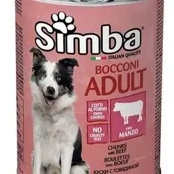 Simba Dog Chunks with Beef 415 g