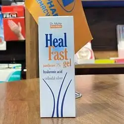 heal fast gel panthenol %7 + hyaluronic acid +colloidal silver 50ml